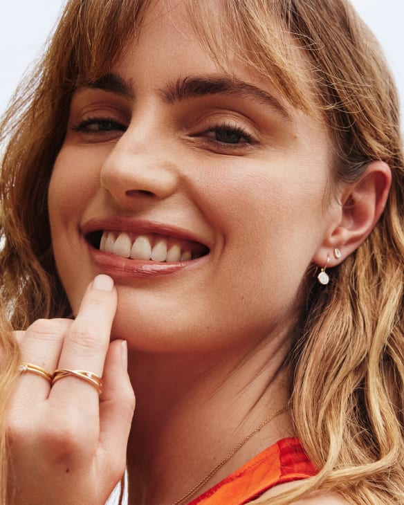 Diamond stud earrings for women