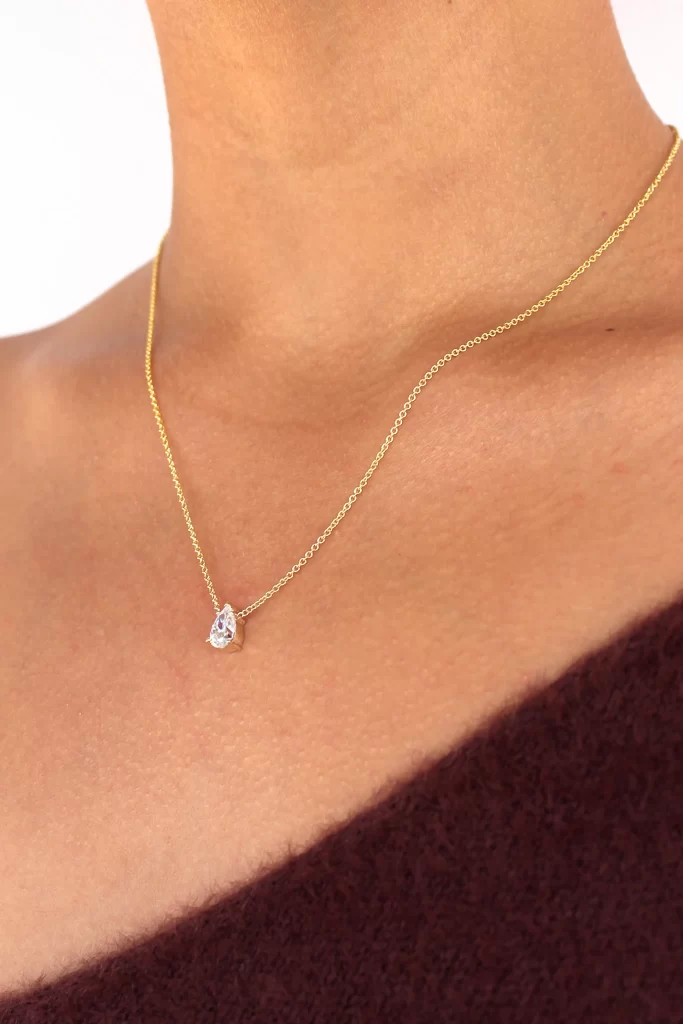 moissanite necklace