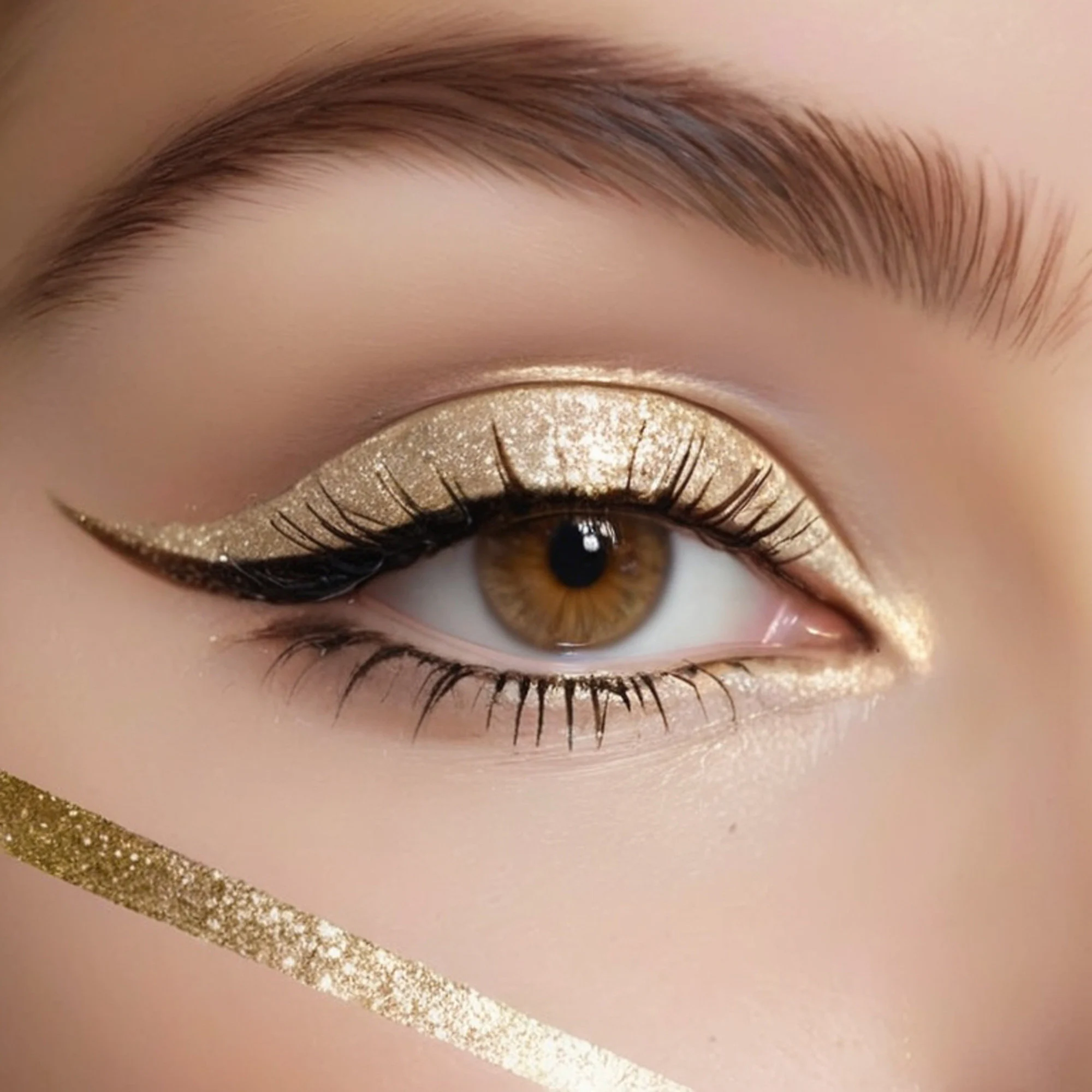 glitter eyeliner