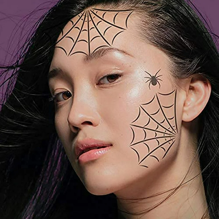 spider web eye makeup