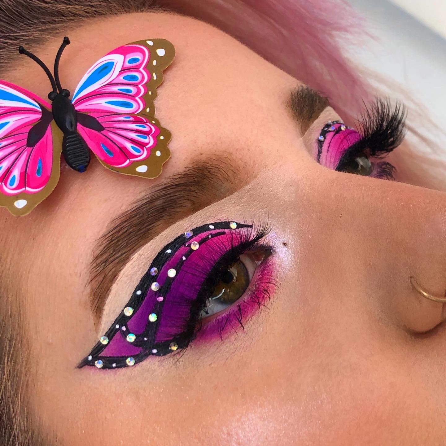 butterfly eye makeup