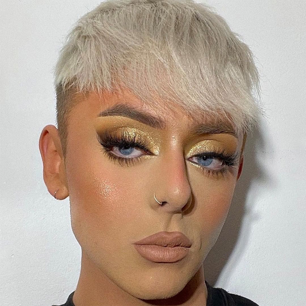 gold eye makeup