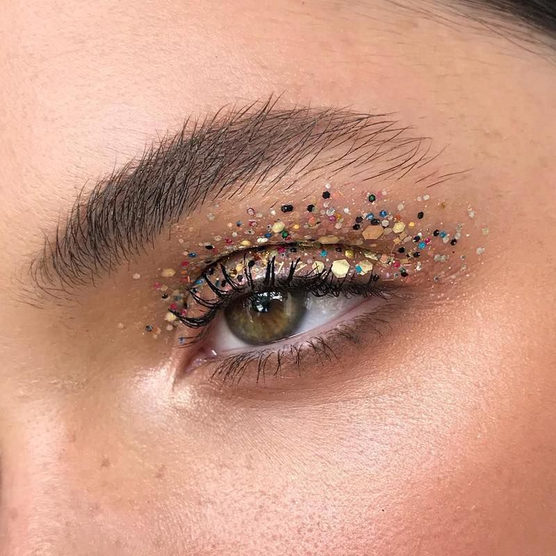 glitter eye makeup